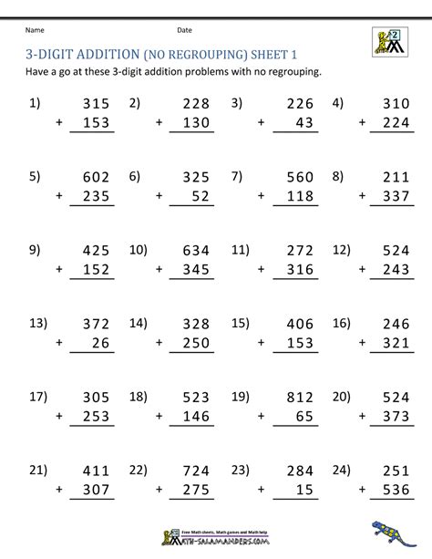 3 digit addition with carry|Adding 3.